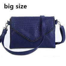 Load image into Gallery viewer, TMYOY PU Leather Bag Crocodile pattern vintage women messenger bag shoulder cross-body women  bag women bag Clutches Bolsa VK027