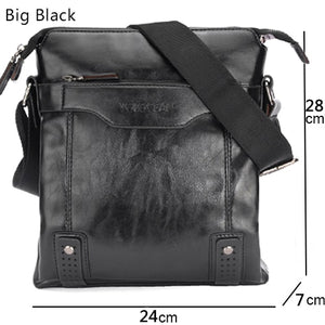 2017 New  Leather Men Bag Classical Messenger Bag Men Fashion Casual Business Shoulder Handbags for Men Bag Bolsas