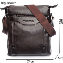 Load image into Gallery viewer, 2017 New  Leather Men Bag Classical Messenger Bag Men Fashion Casual Business Shoulder Handbags for Men Bag Bolsas