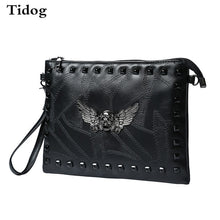 Load image into Gallery viewer, Tidog Korean men hand bag trend rivets clutch bag