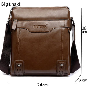 2017 New  Leather Men Bag Classical Messenger Bag Men Fashion Casual Business Shoulder Handbags for Men Bag Bolsas