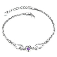 Load image into Gallery viewer, Korean Wholesale Products Silver Plated Heart-shaped  Bracelet Fashion Jewelry