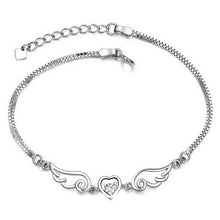 Load image into Gallery viewer, Korean Wholesale Products Silver Plated Heart-shaped  Bracelet Fashion Jewelry