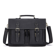 Load image into Gallery viewer, New style men bag Crazy Horse Leather Retro luxury single shoulder men bag Crossbody bag genuine leather men handbag