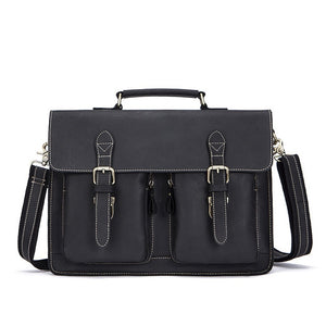 New style men bag Crazy Horse Leather Retro luxury single shoulder men bag Crossbody bag genuine leather men handbag