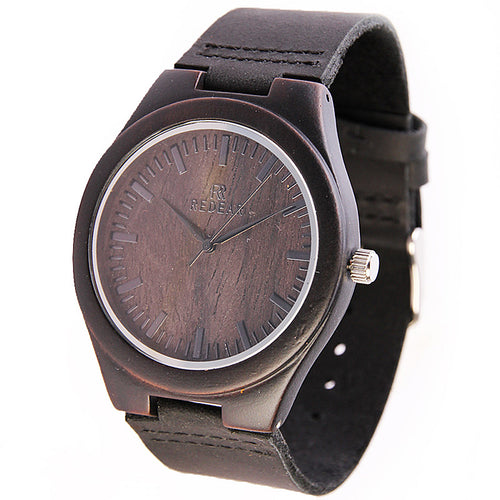 Wood Watch Men Watch Unique Wooden Watches Genuine Leather Men Watch