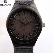 Load image into Gallery viewer, Wood Watch Men Watch Unique Wooden Watches Genuine Leather Men Watch