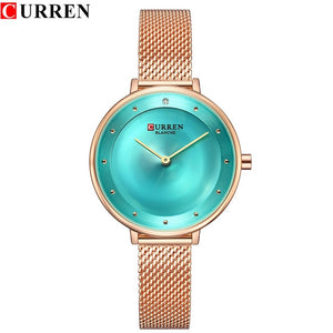 Curren Watch Luxury Women Watches Silver Quartz Stainless Steel Small Women Watches Top Brand Luxury Women Watches Waterproof