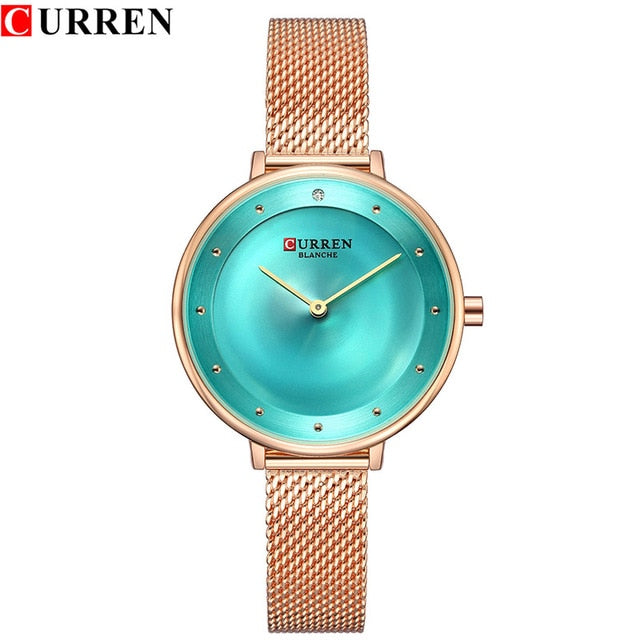 Curren Watch Luxury Women Watches Silver Quartz Stainless Steel Small Women Watches Top Brand Luxury Women Watches Waterproof