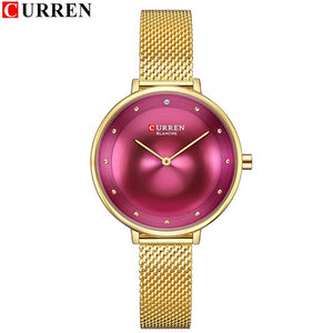 Curren Watch Luxury Women Watches Silver Quartz Stainless Steel Small Women Watches Top Brand Luxury Women Watches Waterproof