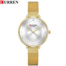 Load image into Gallery viewer, Curren Watch Luxury Women Watches Silver Quartz Stainless Steel Small Women Watches Top Brand Luxury Women Watches Waterproof