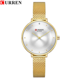 Curren Watch Luxury Women Watches Silver Quartz Stainless Steel Small Women Watches Top Brand Luxury Women Watches Waterproof