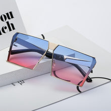 Load image into Gallery viewer, Rectangle Sunglasses Oversized Women Sunglasses Street Fashion Trend 2019 Women Sunglasses Street Style Ocean Lenses Sun Glasses