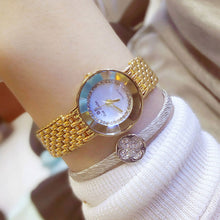 Load image into Gallery viewer, BS 2018 high quality fashion watch women top brand luxury small women watches gold ladies watch waterproof silver women watches