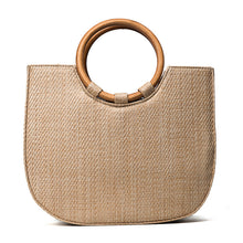 Load image into Gallery viewer, Women Bag Shoulder Straw Bags Bohemia Popular Simple Korean Style