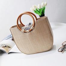 Load image into Gallery viewer, Women Bag Shoulder Straw Bags Bohemia Popular Simple Korean Style