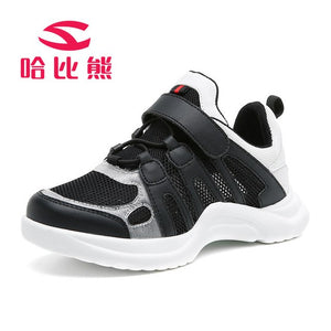 HOBIBEAR Mesh Sport Shoes Kids Boys Breathable Casual Sneakers Fashion Girls Footwear Running Trainer Children Tenis Infantil