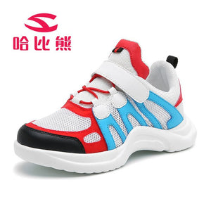 HOBIBEAR Mesh Sport Shoes Kids Boys Breathable Casual Sneakers Fashion Girls Footwear Running Trainer Children Tenis Infantil