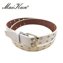 Load image into Gallery viewer, MaiKun  Women's Belts for Women belt Brand Leather Women Belt Double Pin Buckle Female Belt for Jeans