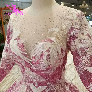 AIJINGYU Sequin Wedding Dresses Gowns Online Shop Plus Size Indian Under 500 Muslim 2018 Cape Long The Wedding Dress Shop