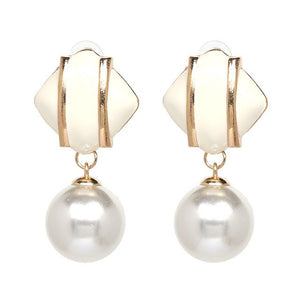 ZINFANDEL New Pattern Korean Style Fashion Imitation Pearl Earrings Electricity Suppliers Personality Heat Sell Earring Product