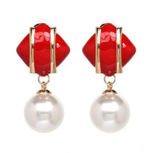 Load image into Gallery viewer, ZINFANDEL New Pattern Korean Style Fashion Imitation Pearl Earrings Electricity Suppliers Personality Heat Sell Earring Product