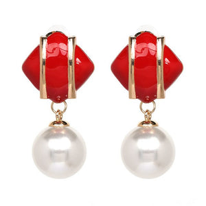 ZINFANDEL New Pattern Korean Style Fashion Imitation Pearl Earrings Electricity Suppliers Personality Heat Sell Earring Product