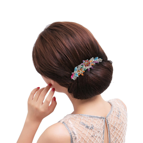 Beautiful Jewelry Flowers Crystal Hair Clips - for hair clip Beauty Tools