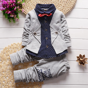 2019 New Boys Clothing Gentleman Sets Spring Baby Boy Clothes Sets  Kids Clothes Boys Long Sleeve Toddler Children Boys Clothing