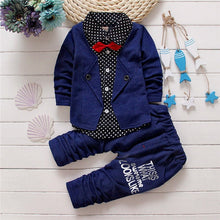 Load image into Gallery viewer, 2019 New Boys Clothing Gentleman Sets Spring Baby Boy Clothes Sets  Kids Clothes Boys Long Sleeve Toddler Children Boys Clothing