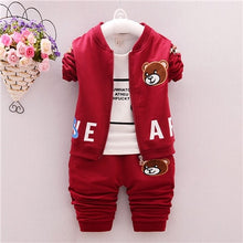 Load image into Gallery viewer, 2019 New products Fashion  Children&#39;s clothing suit  Cotton products for Boys  Three-piece set Spring and autumn Kids set