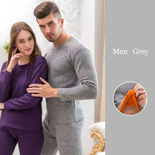 Load image into Gallery viewer, Men Winter Long Underwear Sets Warm Velvet Thick Inner Wear Thermal Underwear Size Plus 2018 New Hot Sale Long Johns Pajama Set