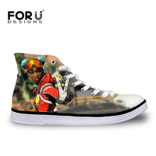 Load image into Gallery viewer, FORUDESIGNS Apex Legends Printing Children Sneakers Classic High Top Canvas Sport Shoes Kids Running Shoes for Boys Footwear