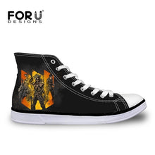 Load image into Gallery viewer, FORUDESIGNS Apex Legends Printing Children Sneakers Classic High Top Canvas Sport Shoes Kids Running Shoes for Boys Footwear