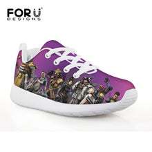 Load image into Gallery viewer, FORUDESIGNS Apex Legends Printing Children Sneakers Classic High Top Canvas Sport Shoes Kids Running Shoes for Boys Footwear