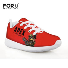 Load image into Gallery viewer, FORUDESIGNS Apex Legends Printing Children Sneakers Classic High Top Canvas Sport Shoes Kids Running Shoes for Boys Footwear