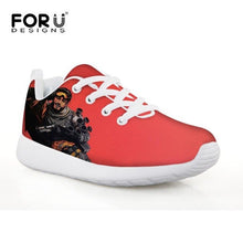 Load image into Gallery viewer, FORUDESIGNS Apex Legends Printing Children Sneakers Classic High Top Canvas Sport Shoes Kids Running Shoes for Boys Footwear