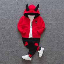 Load image into Gallery viewer, 2019 New products Baby clothes Children&#39;s clothing suit  Cotton products for Boys  Three-piece sets Spring and autumn Kids sets