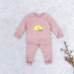 New Children's Clothing Products Printed Children's Home Clothing Korean Girls Boys Clothes Set Underwear Home Clothing