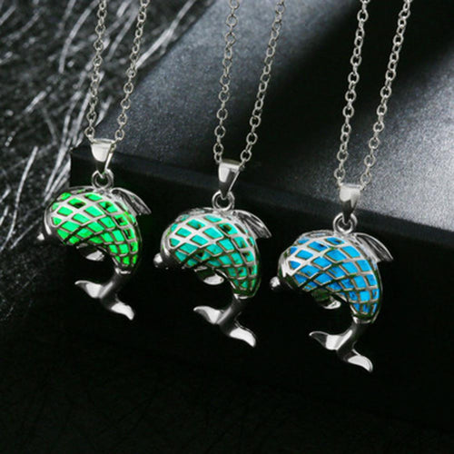 Hollow Beautiful Necklace Beauty Usable Mermaid  Products Luminous  Excellent