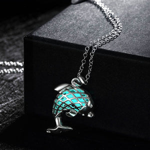 Hollow Beautiful Necklace Beauty Usable Mermaid  Products Luminous  Excellent