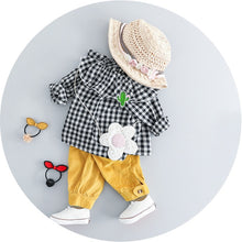 Load image into Gallery viewer, girls clothing tops + pants 2pcs baby clothes 2019 new arrivals baby spring products 100% cotton boys kids products hot selling