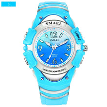 Load image into Gallery viewer, Children Watch Girls Boys Watch SMAEL LCD Digital Watches Shock Resistant Sport for Watches Alarm Clock 50M Waterproof Watches