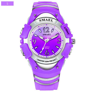 Children Watch Girls Boys Watch SMAEL LCD Digital Watches Shock Resistant Sport for Watches Alarm Clock 50M Waterproof Watches