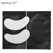 Load image into Gallery viewer, 500 pairs/lot Wholesale Under Eye Pads Gel Eyelash Paper Patches Eye Tips Sticker Wraps For Eyelash Extension Makeup Tools