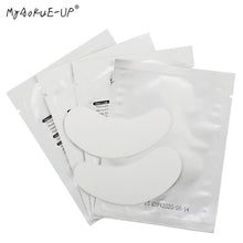 Load image into Gallery viewer, 500 pairs/lot Wholesale Under Eye Pads Gel Eyelash Paper Patches Eye Tips Sticker Wraps For Eyelash Extension Makeup Tools