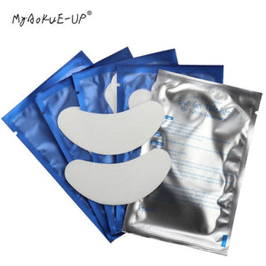 500 pairs/lot Wholesale Under Eye Pads Gel Eyelash Paper Patches Eye Tips Sticker Wraps For Eyelash Extension Makeup Tools